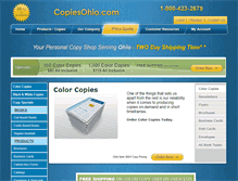 Tablet Screenshot of copiesohio.com